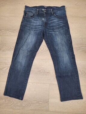 Chaps Blue Denim Jeans Slim Straight Size: W34 L30